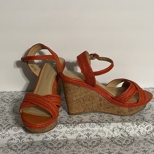 CL by laundry, wedge, platform, sandals.